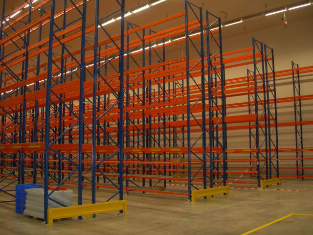 Racks à palettes installation
